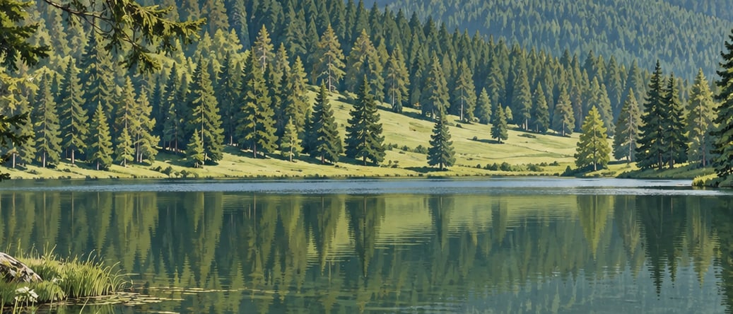 Bolu Karagöl Nature Park çizimi, Bolu