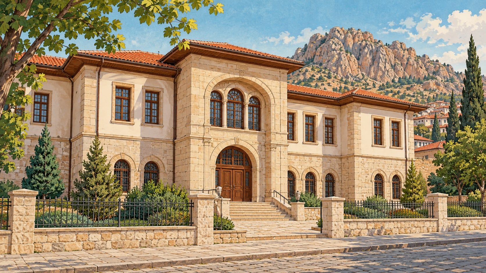 Bolvadin Museum çizimi, Afyonkarahisar