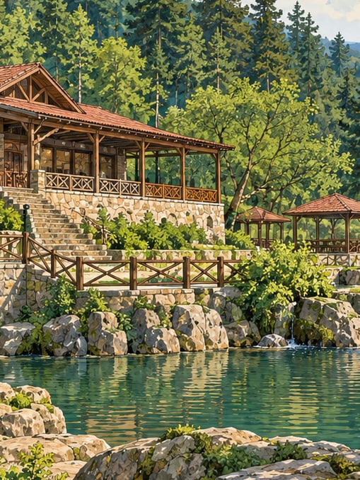 Bostandüzü Forest Recreation Area çizimi, Zonguldak