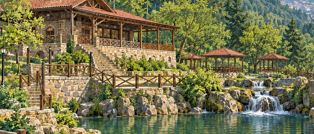 Bostandüzü Forest Recreation Area çizimi, Zonguldak