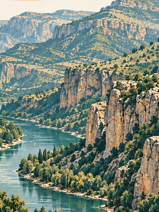 Botan Vadisi Milli Parkı çizimi, Siirt