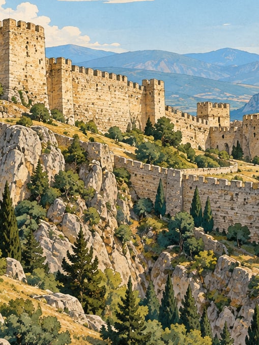 Boyabat Castle çizimi, Sinop