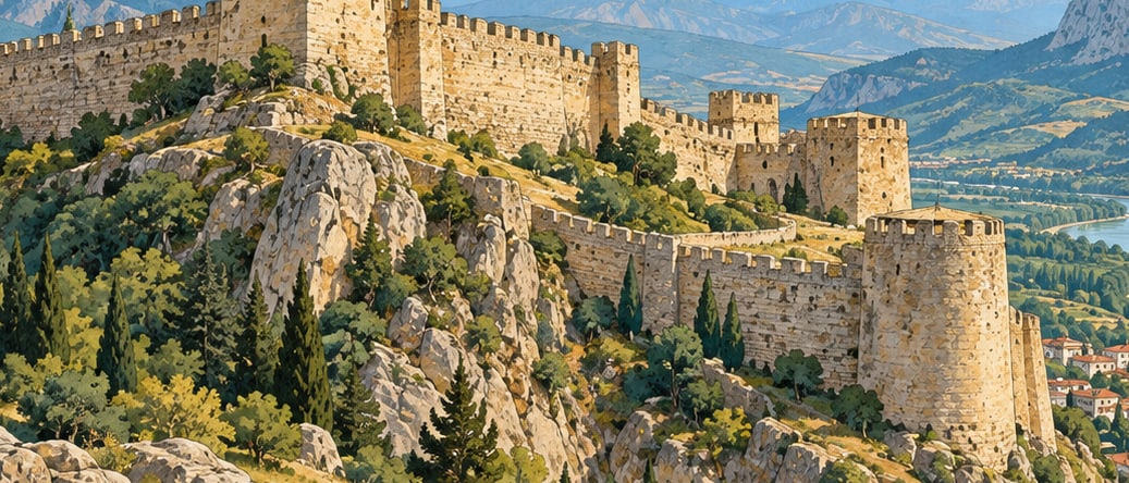 Boyabat Castle çizimi, Sinop