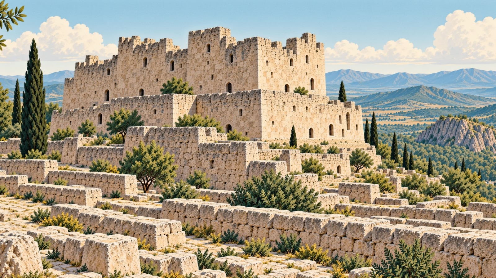 Bozikân Castle çizimi, Batman