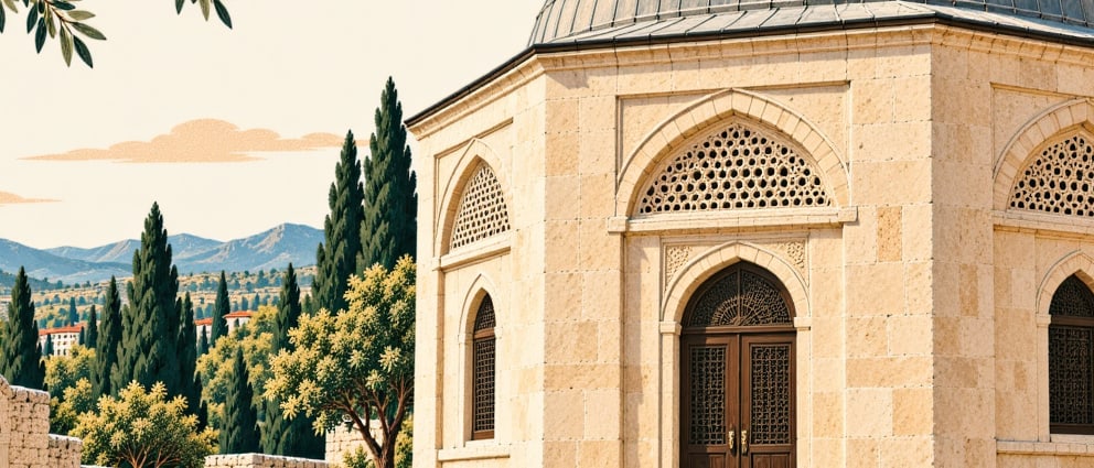 Bulak Mustafa Paşa Tomb çizimi, İstanbul