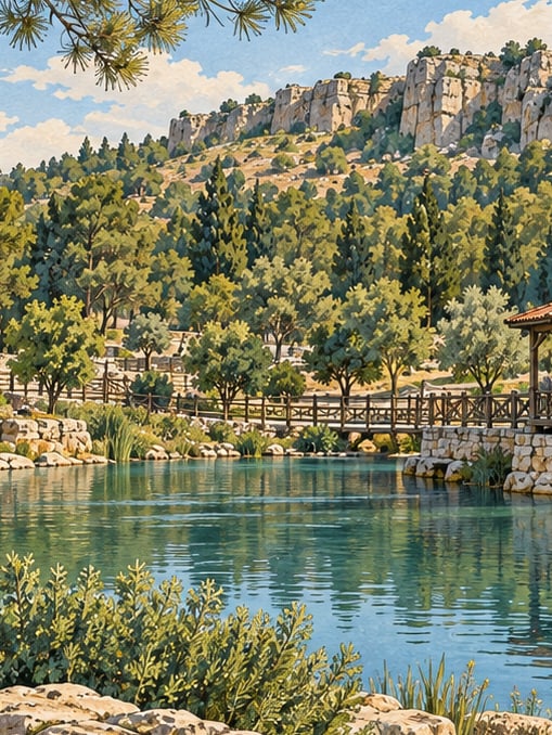 Burç Nature Park çizimi, Gaziantep
