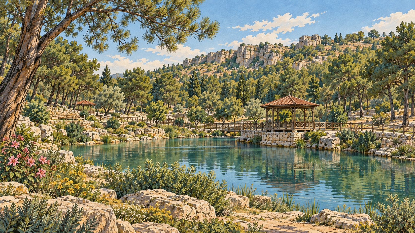 Burç Nature Park çizimi, Gaziantep