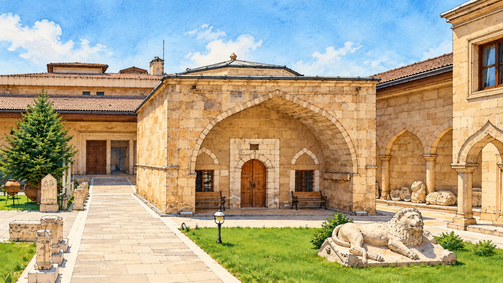Burdur Archaeological Museum çizimi, Burdur