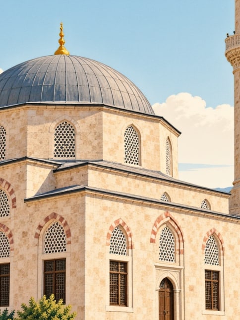Burma Mosque çizimi, Uşak