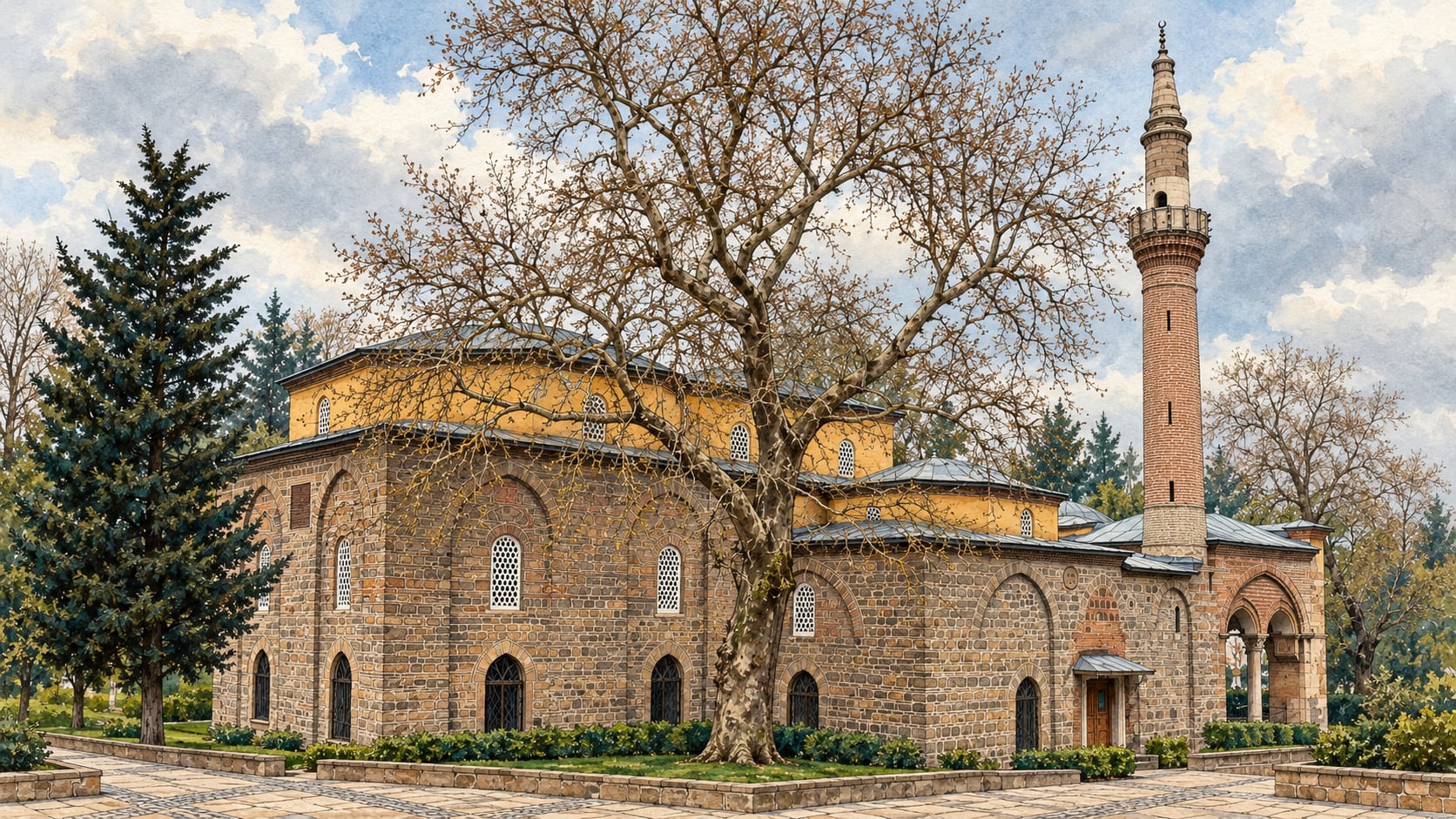 Bursa and Cumalıkızık: the Birth of the Ottoman Empire çizimi, Bursa