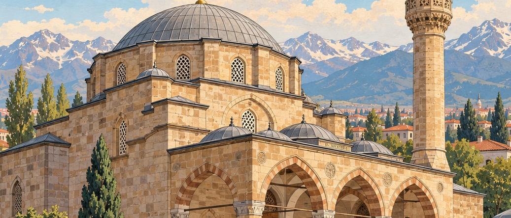 Bürüngüz Mosque çizimi, Kayseri