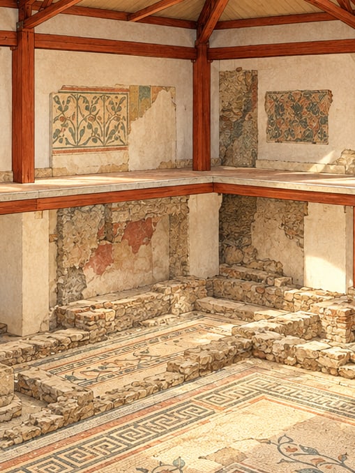 Great Palace Mosaics Museum çizimi, İstanbul