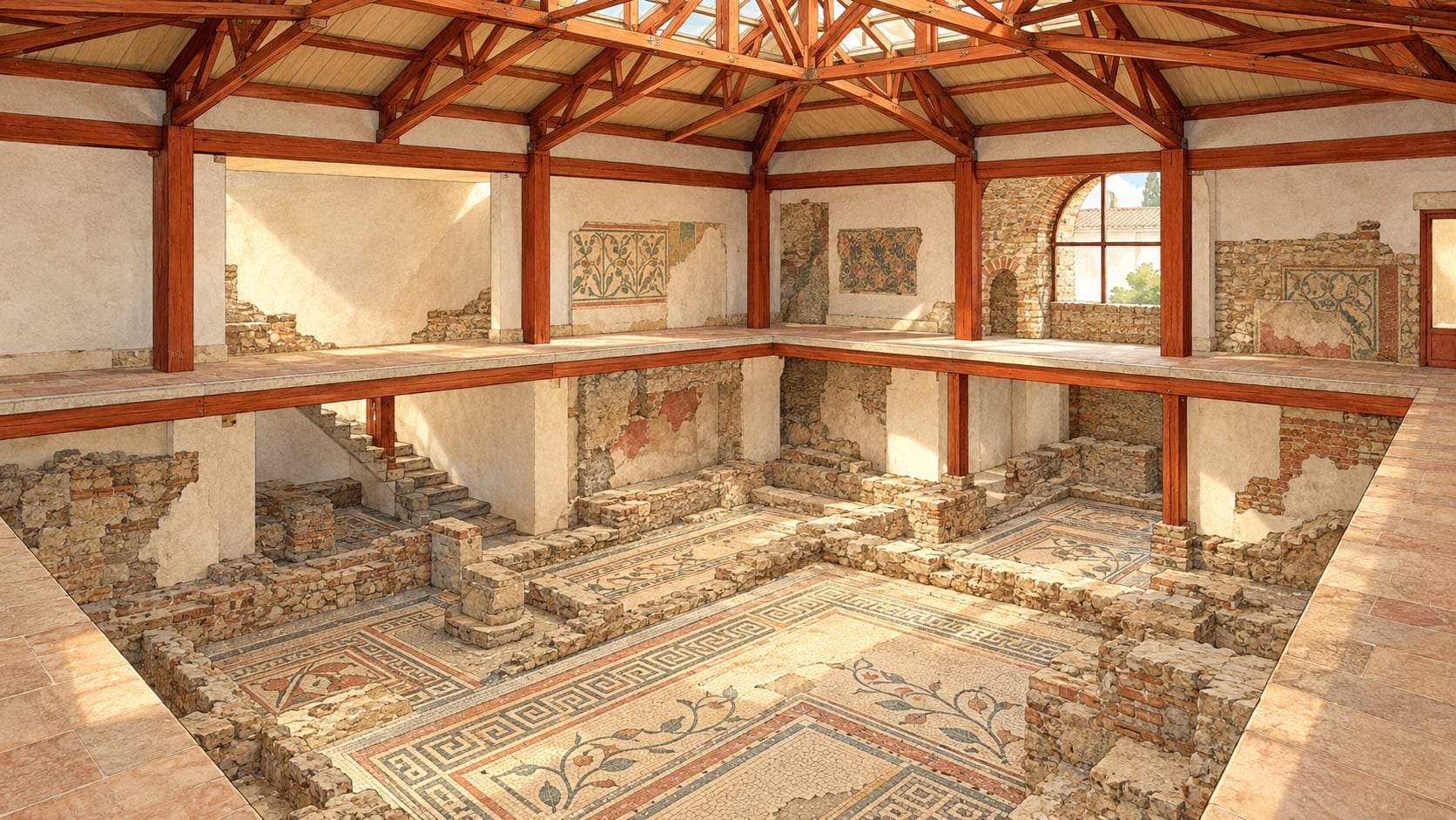 Great Palace Mosaics Museum çizimi, İstanbul