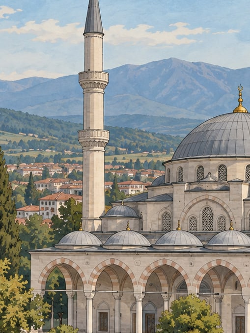 Great (New) Mosque çizimi, Düzce