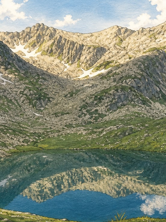 Büyükdeniz Lake çizimi, Rize