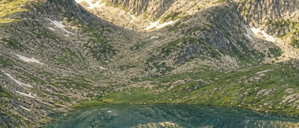 Büyükdeniz Lake çizimi, Rize