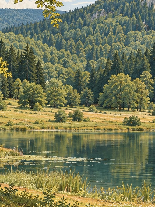 Buzluk Nature Park çizimi, Sinop