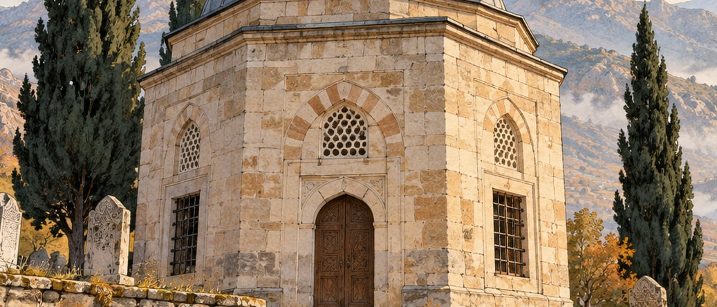 Çağırgan Baba Tomb çizimi, Gümüşhane