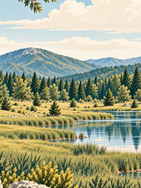 Zeichnung: Naturpark Çağlayan, Aydın