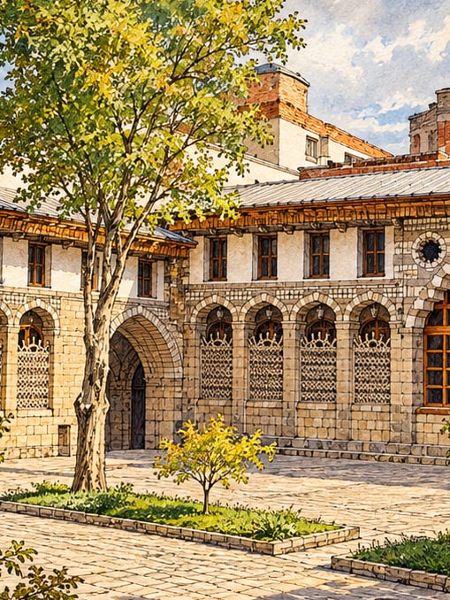 Cahit Sıtkı Tarancı House Ethnography Museum çizimi, Diyarbakır
