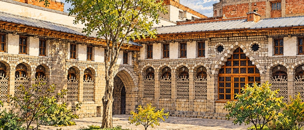 Cahit Sıtkı Tarancı House Ethnography Museum çizimi, Diyarbakır
