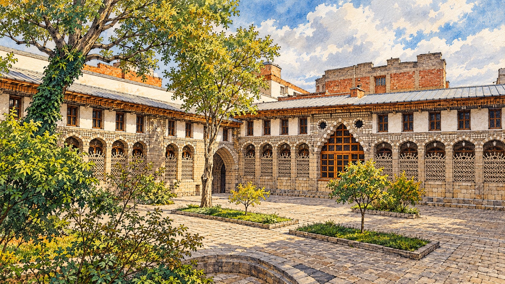 Cahit Sıtkı Tarancı House Ethnography Museum çizimi, Diyarbakır