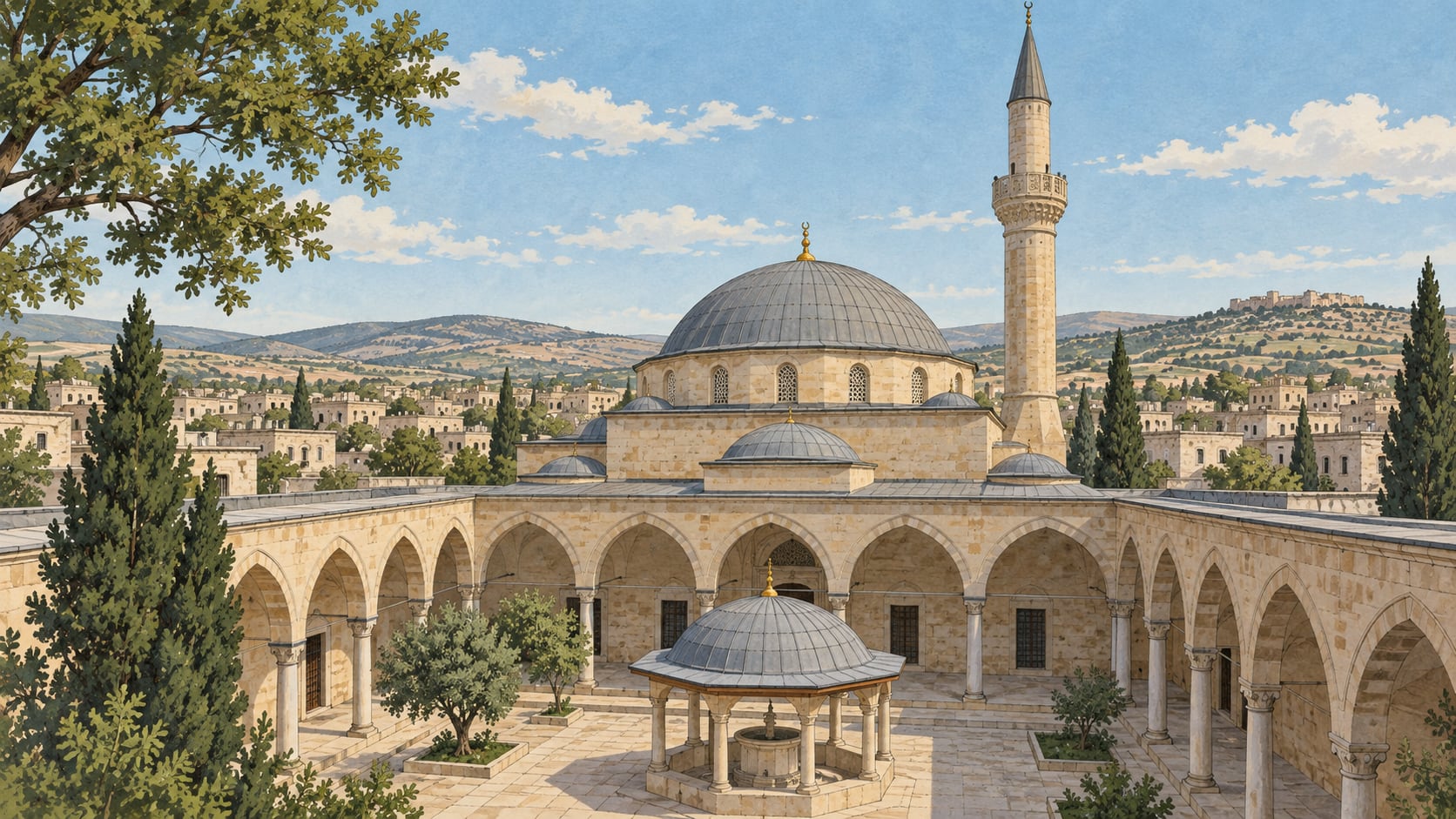 Çalık Mosque çizimi, Kilis