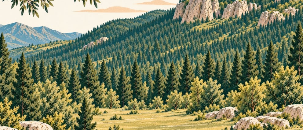 Çamburnu Nature Conservation Area çizimi, Artvin