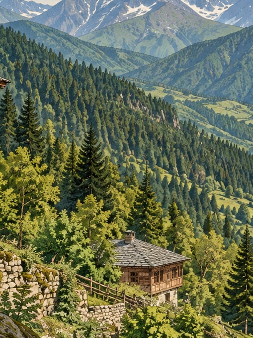 Ilustración: Área de Conservación de la Naturaleza de Camili Efeler, Artvin