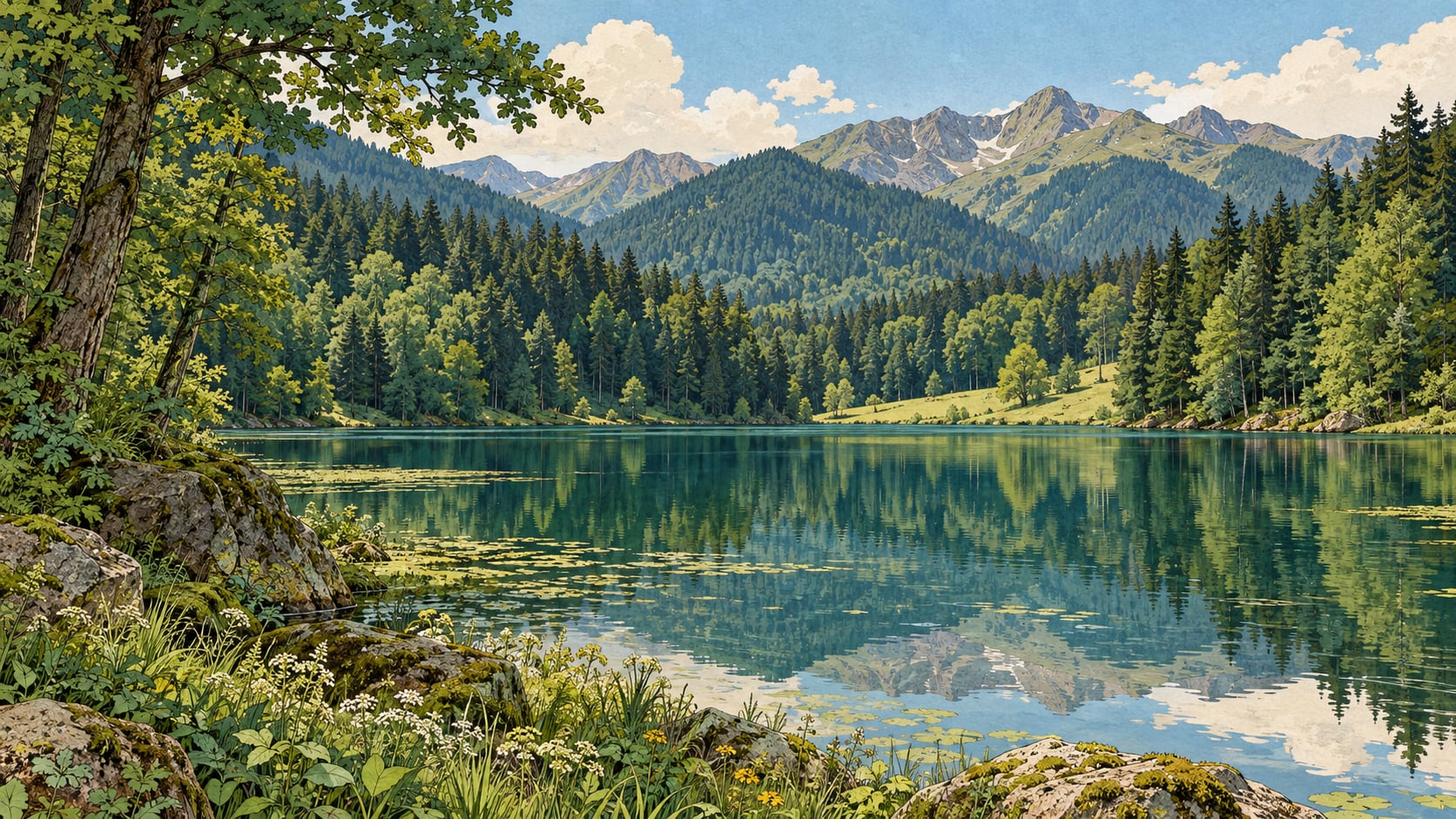 Ilustración: Área de Conservación de la Naturaleza de Camili-Gorgit, Artvin