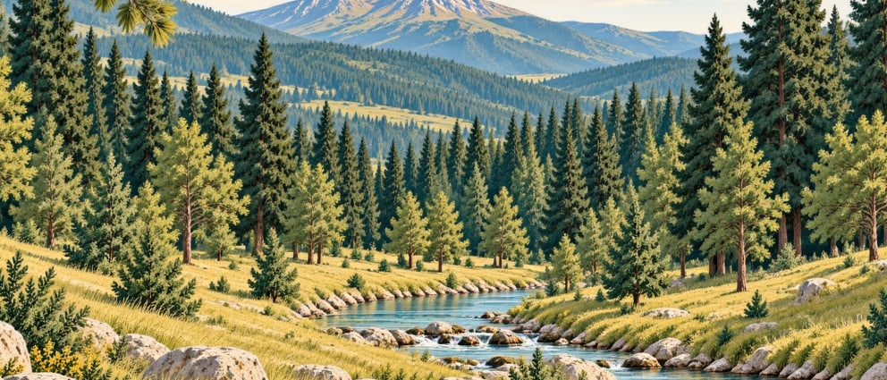 Çamlıca Nature Park çizimi, Kütahya