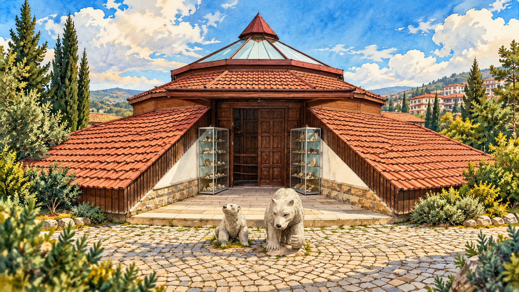 Çamlıdere Municipality Museum Complex çizimi, Ankara