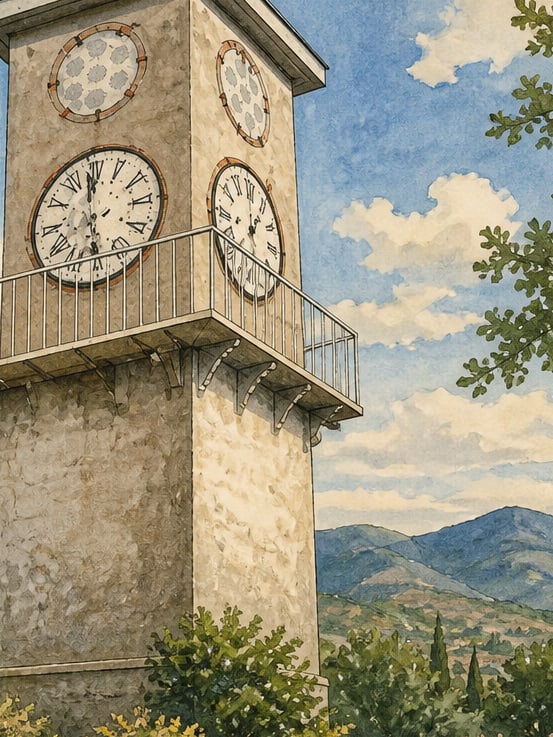 Zeichnung: Uhrturm von Çankırı, Çankırı