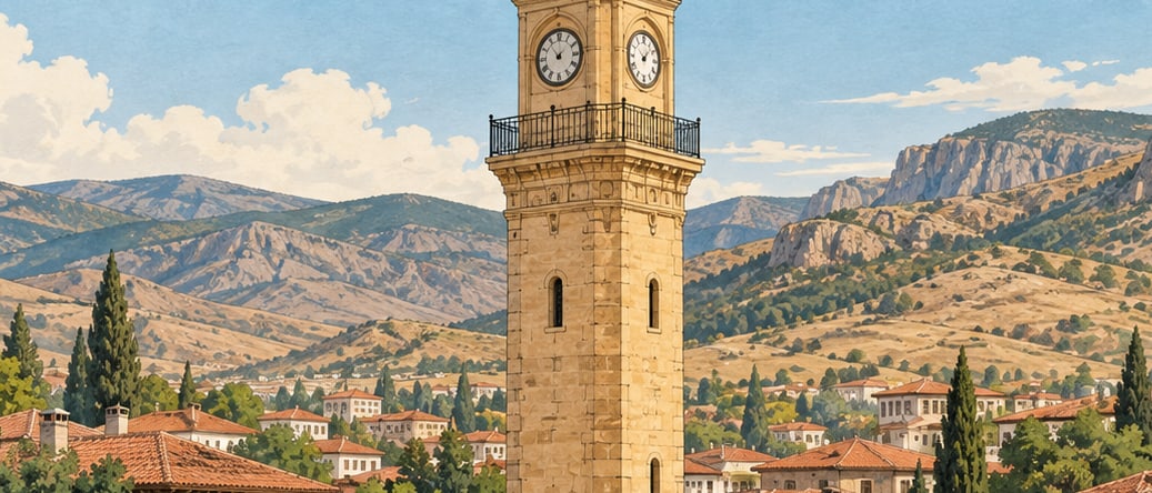 Çankırı Clock Tower çizimi, Çankırı