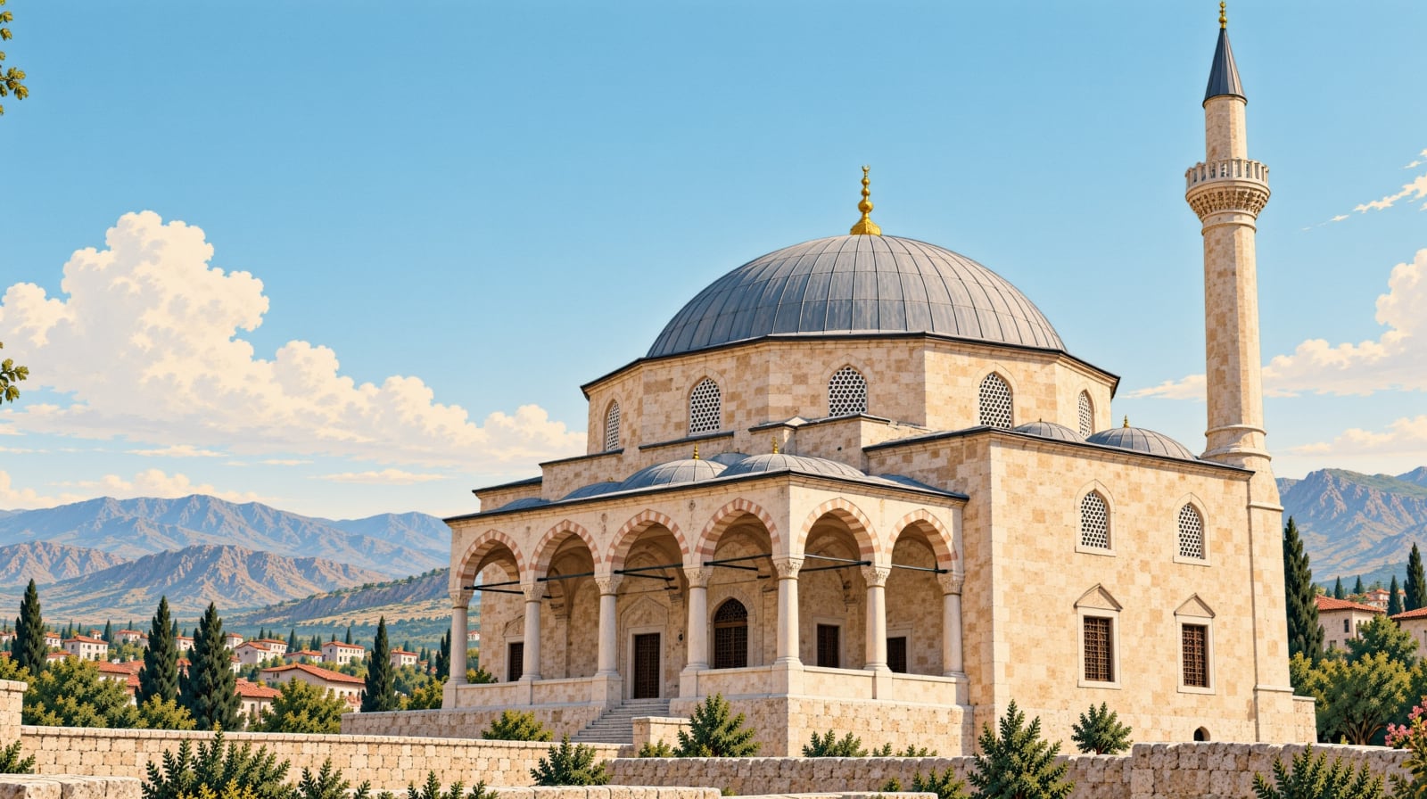 Çapanoğlu Mosque çizimi, Yozgat