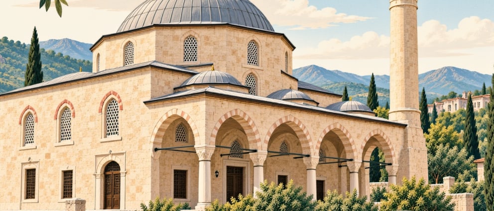 Çarhoğlu Mosque çizimi, Şanlıurfa