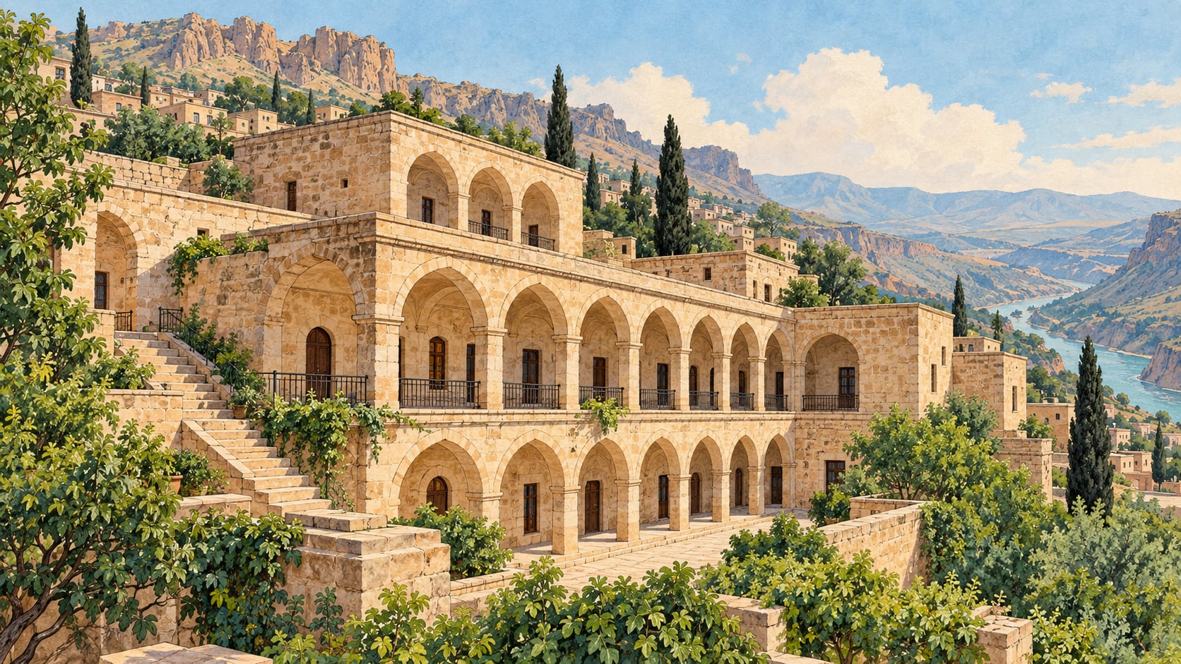 Cas Houses çizimi, Siirt