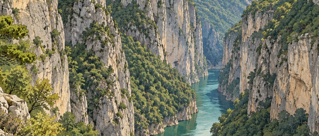 Çatak Canyon çizimi, Kastamonu