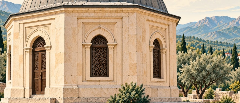Celaleddin Çelebi Tomb çizimi, Kütahya