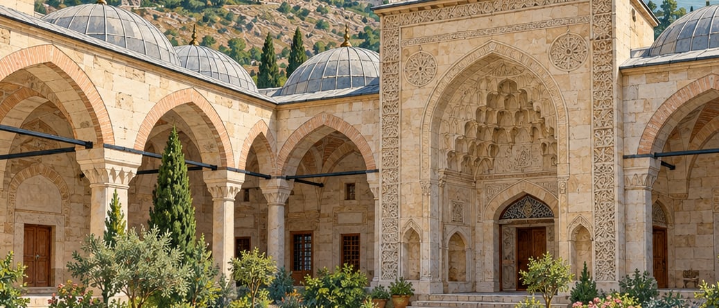 Çelebi Mehmet Madrasa çizimi, Amasya