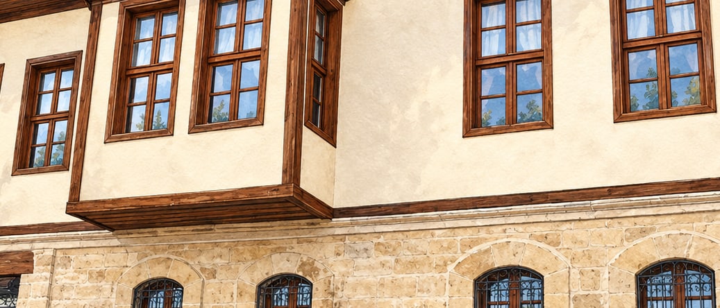Çelikbaşlar House / Mehmet Akif Ersoy Culture House çizimi, Burdur