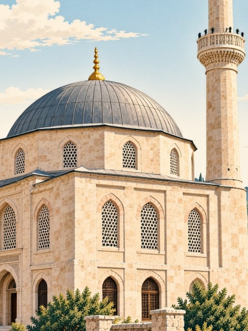 Ilustración: Mezquita de Cenab-ı Ahmet Paşa, Ankara