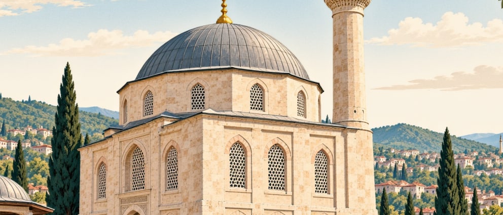 Cenab-ı Ahmet Paşa Mosque çizimi, Ankara