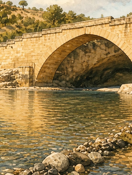 Ilustración: Puente de Cendere, Adıyaman