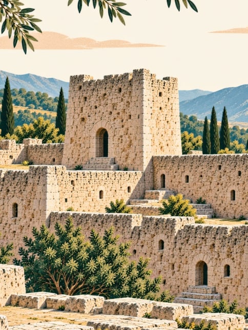 Ilustración: Castillo de Ceneviz, Düzce