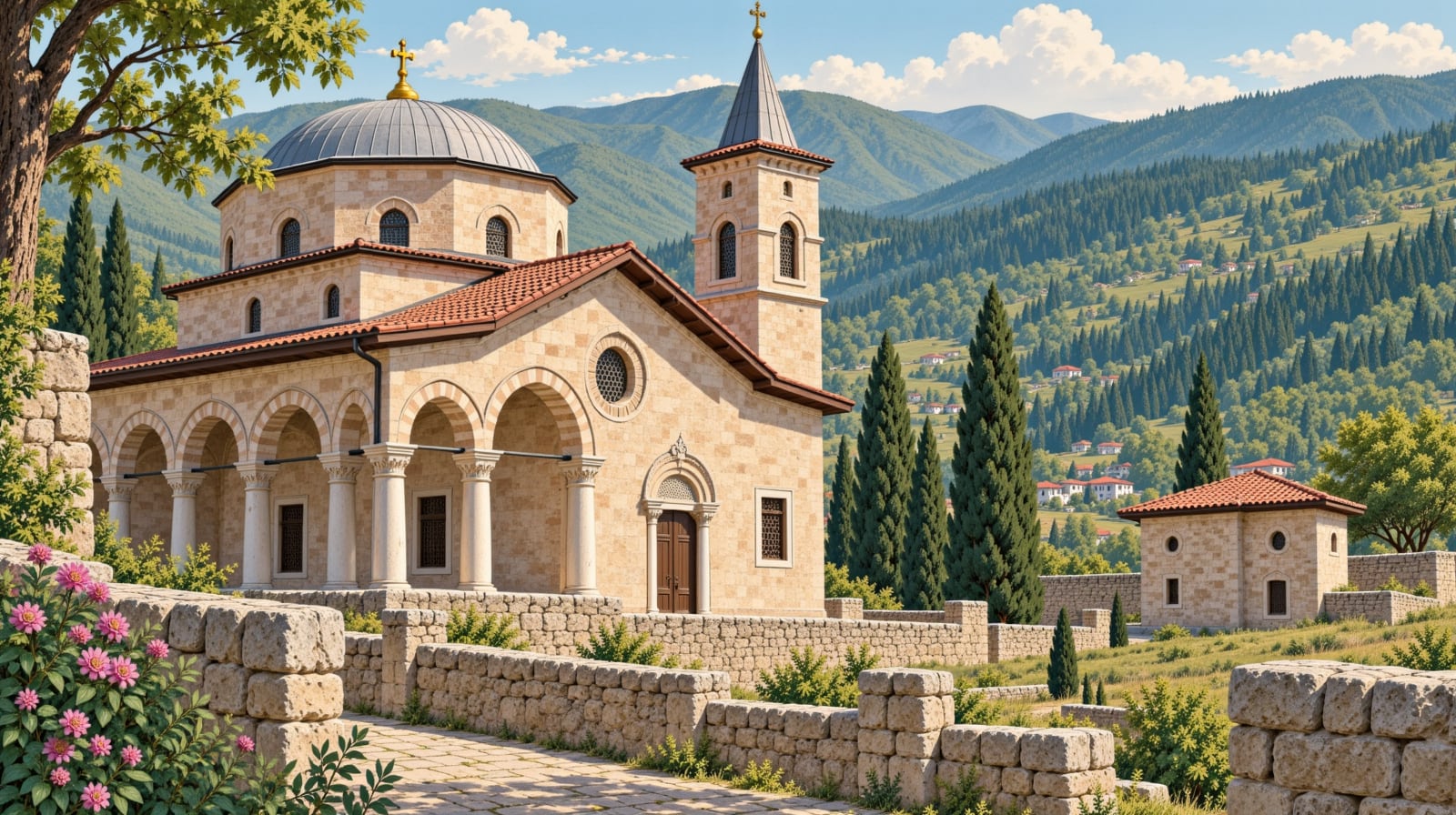 Çengilli Church çizimi, Muş