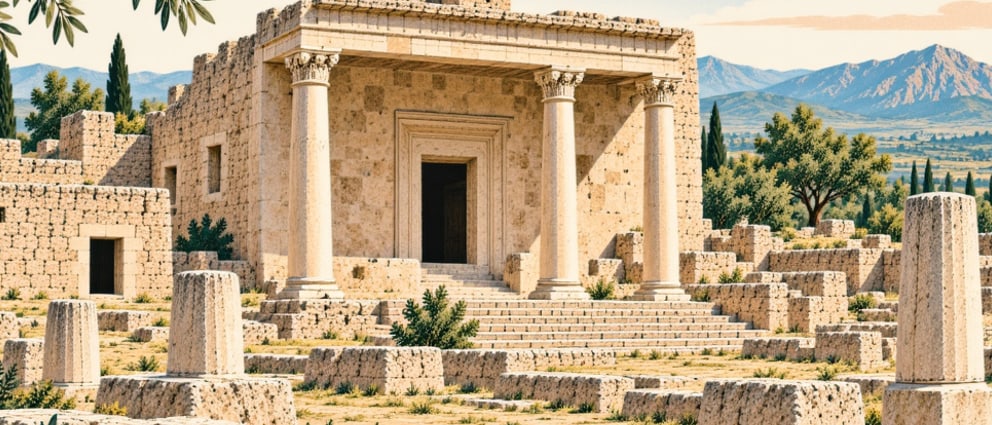 Ceritkale Rock Tombs çizimi, Kırıkkale