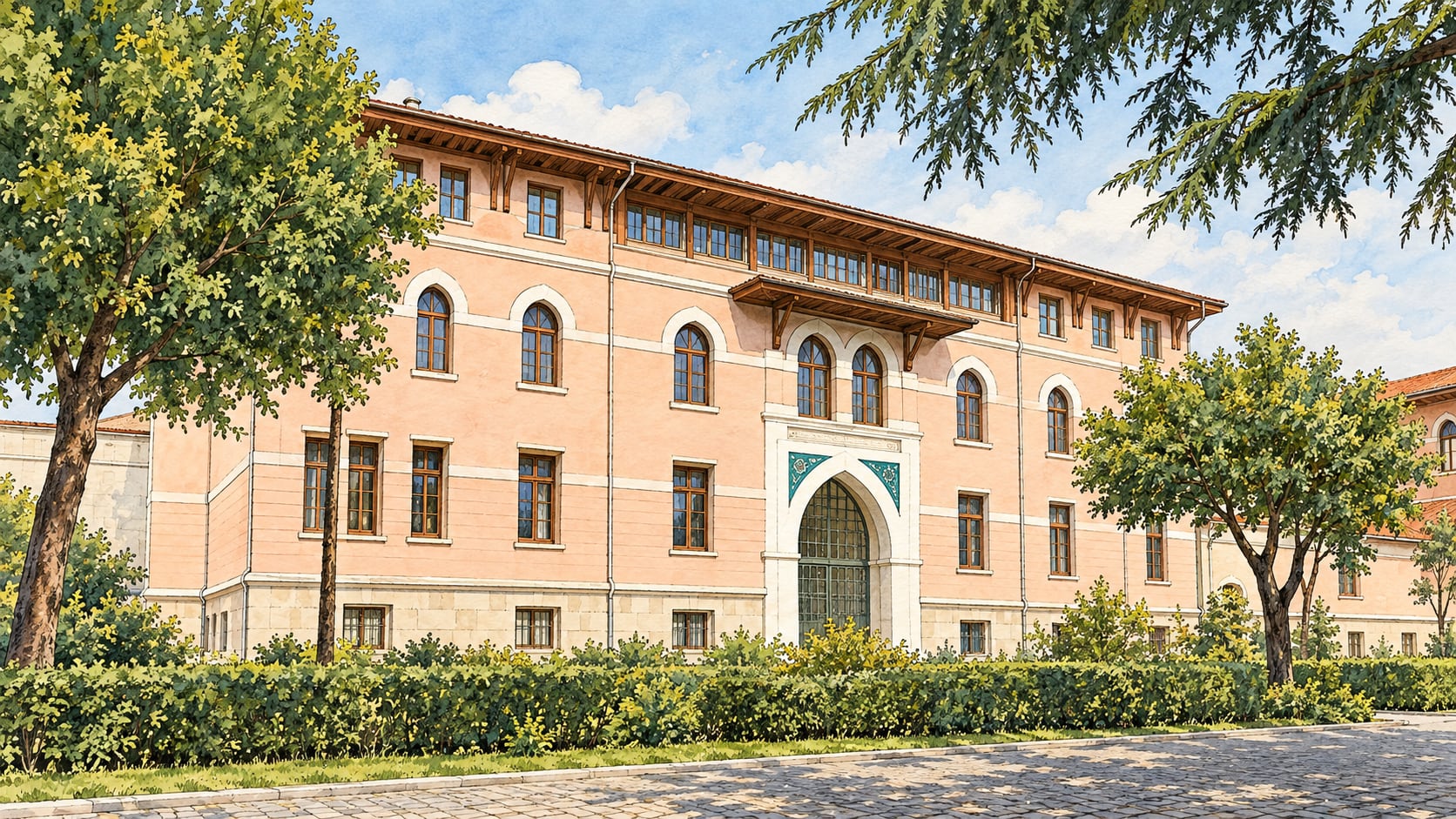 Cerrahpaşa Medicine Faculty Museum of Medical History çizimi, İstanbul