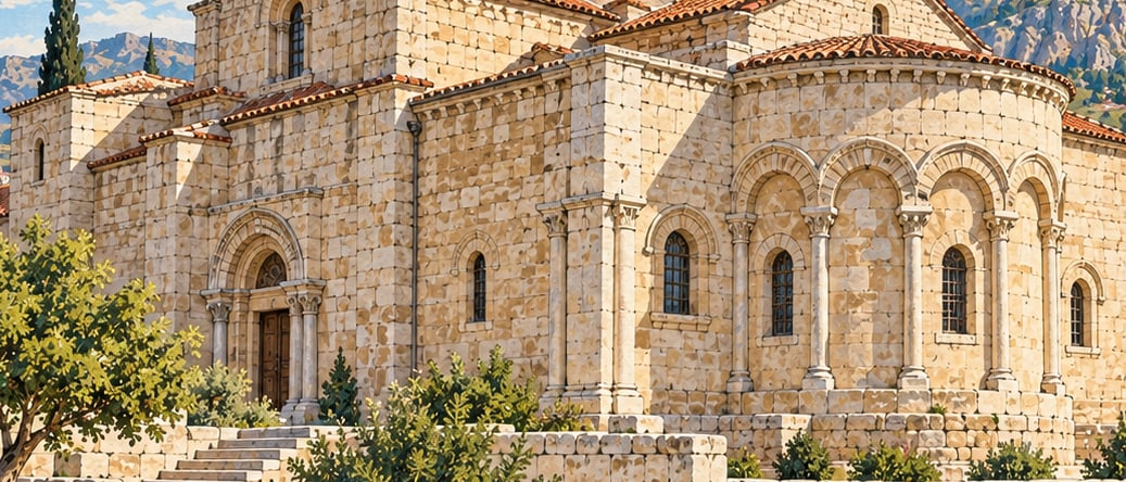 Çeşmeli Church çizimi, Karaman