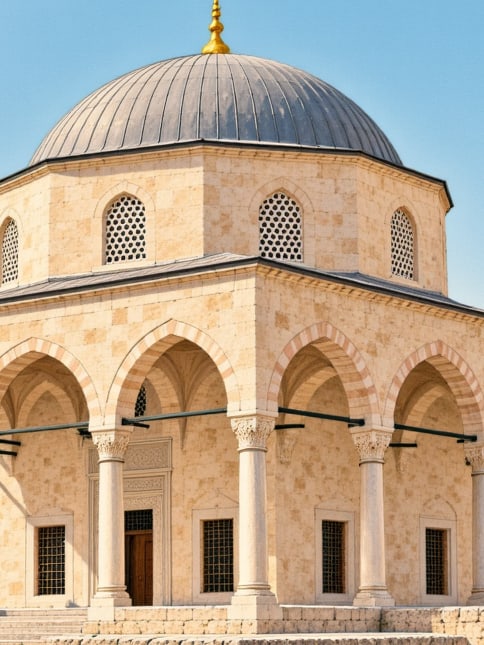 Zeichnung: Çeşnigir-Moschee, Manisa